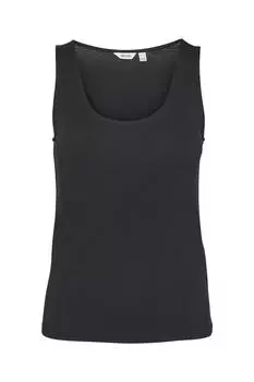 Майка с Тенселем Vero Moda, черный