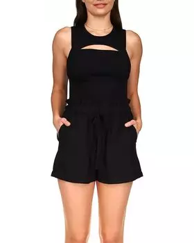 Майка Sanctuary Cutout Sweater Tank, черный