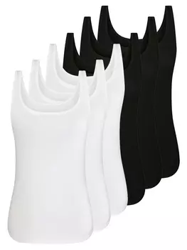 Майка Sassa 6er Sparpack Top, черный