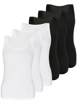 Майка Sassa, цвет black white