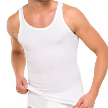 Майка Schiesser en 4er Pack, белый