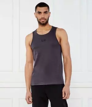 Майка Slim fit Ea7, фиолетовый