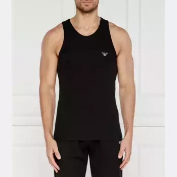 Майка стандартного кроя Emporio Armani, черный