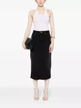 Майка Tenesy Ribbed Tank Top белого цвета Isabel Marant