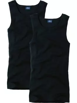 Майка Tom Tailor 2er Pack, черный