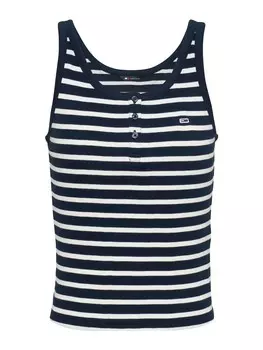 Майка Tommy Jeans Top, темно-синий