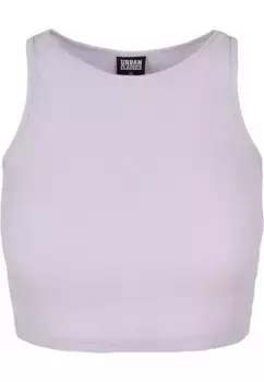 Майка-топ URBAN CLASSICS " Urban Classics Ladies Cropped Rib Top", цвет Lilac