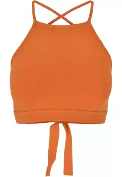 Майка-топ URBAN CLASSICS " Urban Classics Women's Ladies Triangle Top", цвет Vintage Orange