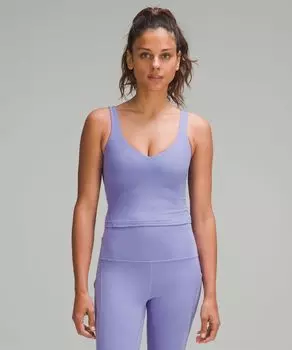 Майка в рубчик Align Lululemon, лавандовый