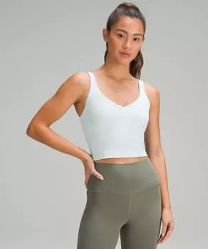 Майка в рубчик Align Lululemon, синий