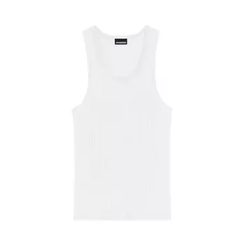 Майка в рубчик Jacquemus, цвет Белый