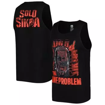 Майка WWE Authentic Solo Sikoa, черный