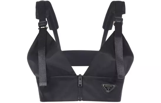 Майка женская черная Prada
