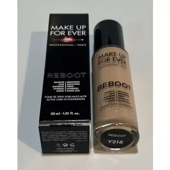 Make Up For Ever Reboot Восстанавливающая тональная основа Active Care Y218 Фарфор, Make Up Forever