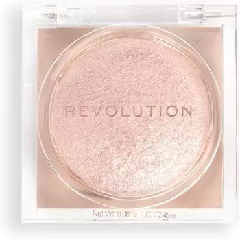 Makeup Revolution Beam Яркий хайлайтер по всему лицу, сияющая пудра и жидкая формула, 5 разных оттенков, розовый блеск