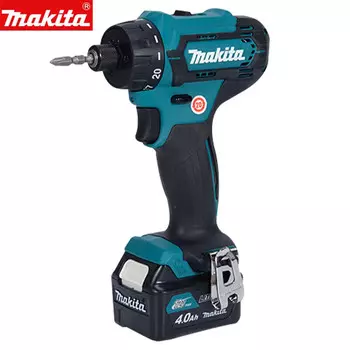 Дрель электрическая Makita DF033DSME + два аккумулятора 4.0Ah
