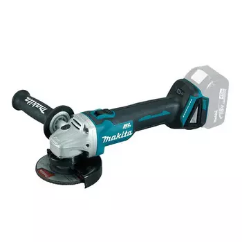 Угловая шлифовальная машина Makita DGA504STJ + два аккумулятора 18V/5.0Ah, зарядное устройство
