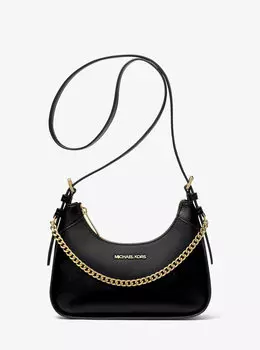 Сумка Michael Kors Wilma Small Leather Crossbody, черный
