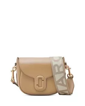 Маленькая седельная сумка Covered J Marc MARC JACOBS, цвет Tan/Beige