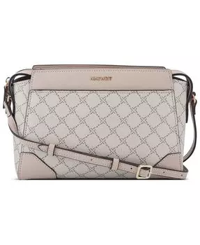 Маленькая сумка через плечо Brooklyn Jet Set Nine West, цвет Mushroom Logo, Marble