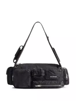 Маленькая сумка на плечо Superbusy Balenciaga, черный