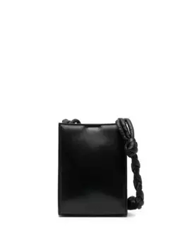 Маленькая сумка на плечо Tangle JIL SANDER, черный