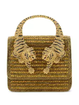 Маленькая сумка Roar с верхней ручкой Roberto Cavalli, золотой