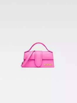 Маленькая сумка с клапаном JACQUEMUS The Bambino, цвет Neon Pink