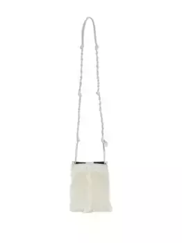 Маленькая сумка Tangle JIL SANDER, белый