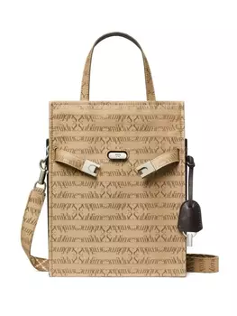 Маленькая сумка-тоут Lee Radziwill Sublime от Tory Burch, серый