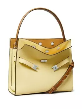 Маленькая сумка-тоут Lee Radziwill Tory Burch, желтый