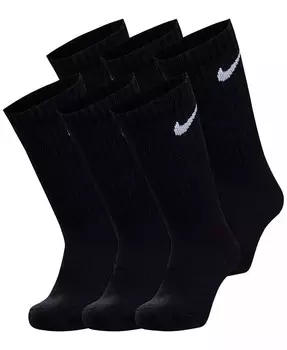Маленькие дети 6 шт. Носки Performance Crew Nike, мультиколор