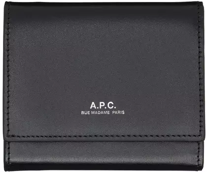 Маленький черный кошелек Lois Compact A.P.C.