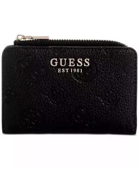 Маленький кошелек Cresidia на молнии Guess, черный