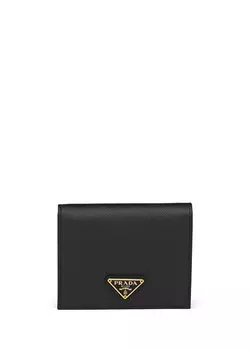 Маленький кошелек из сафьяновой кожи Prada