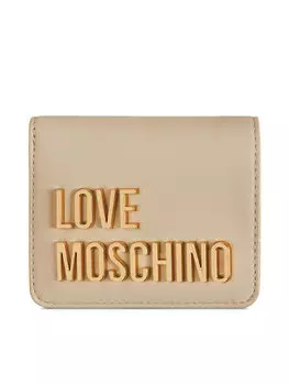 Маленький кошелек Love Moschino, экрю