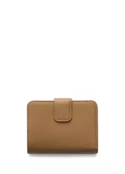 Маленький кожаный кошелек Prada, коричневый