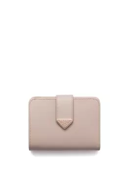 Маленький кожаный кошелек Prada, розовый
