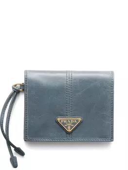 Маленький кожаный кошелек Prada, синий