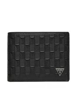 Маленький мужской кошелек SMMADL LEA20 Guess, черный