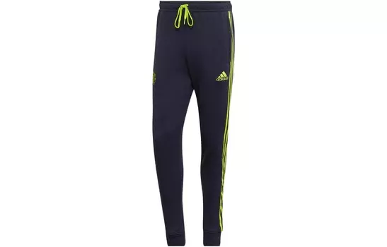MANCHESTER UNITED THEATRE OF DREAMS трикотажные спортивные штаны мужские темно-синие Adidas, темно-синий