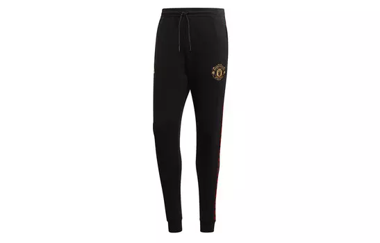 MANCHESTER UNITED THEATRE OF DREAMS трикотажные спортивные штаны мужские черные Adidas, черный