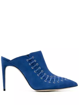 Manolo Blahnik мюли Dobre 100, синий