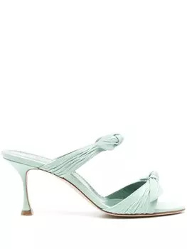 Manolo Blahnik мюли Lollo 70, зеленый