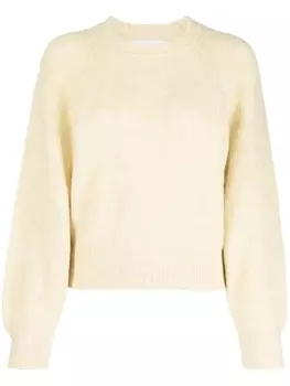 Marant toile джемпер в рубчик, желтый