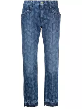 Marant toile джинсы узкого кроя, синий
