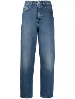 Marant toile прямые джинсы с завышенной талией, синий