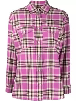 Marant toile рубашка в клетку, розовый