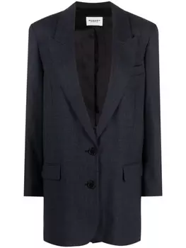 Marant toile шерстяной блейзер Precious, синий