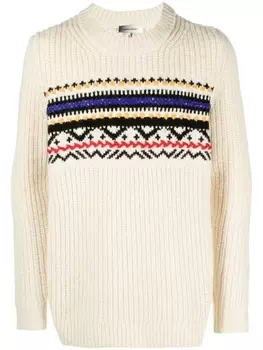 Marant жаккардовый джемпер Gerald, белый